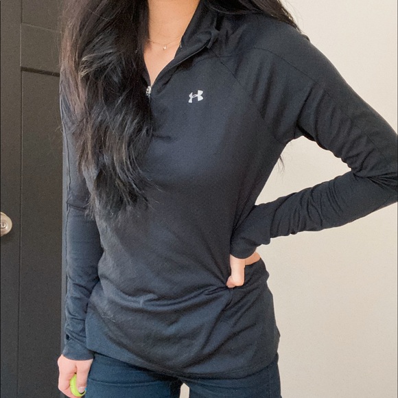 Under armour black quarter zip size S - Picture 2 of 2